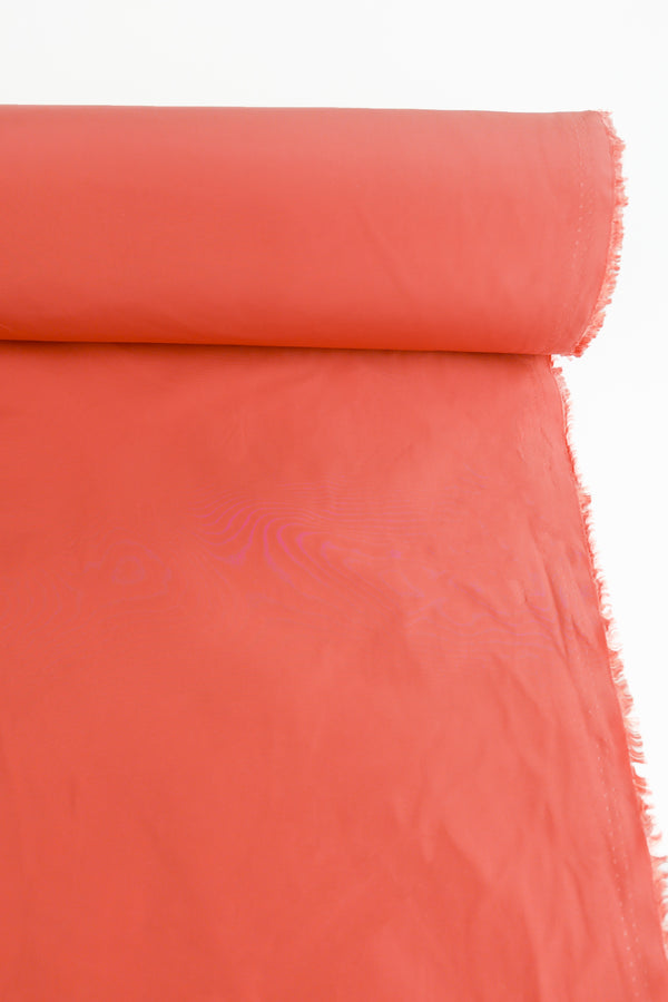 Aqua - Memory Yarn Taffeta | Papaya