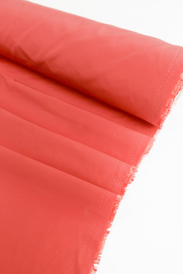 Aqua - Memory Yarn Taffeta | Papaya
