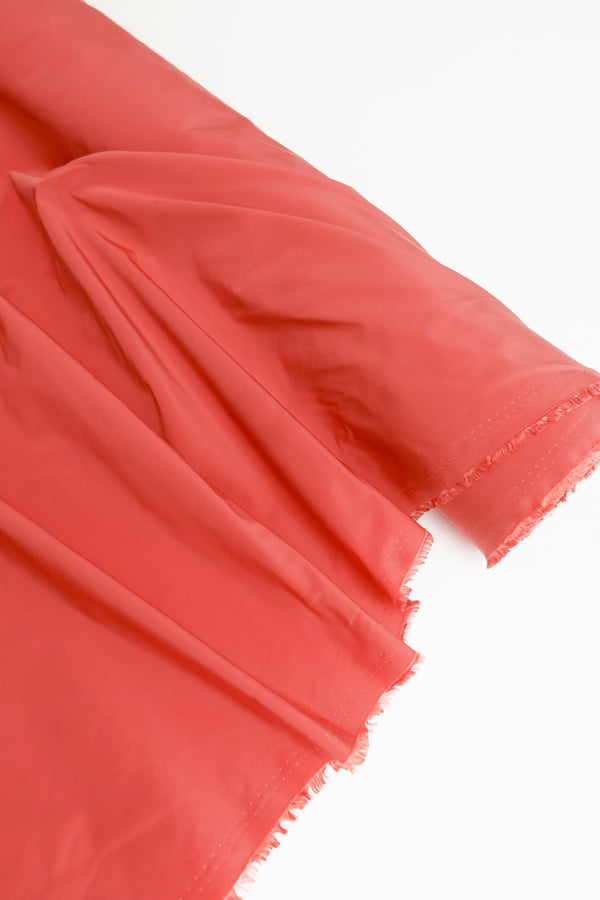 Aqua - Memory Yarn Taffeta | Papaya