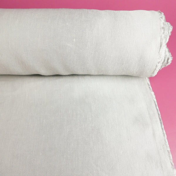Damyana - Honeycomb Filament Linen | Silver (LAST CUT - 1M)