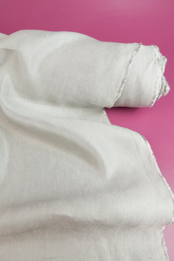 Damyana - Honeycomb Filament Linen | Silver