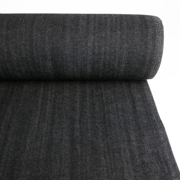 Kurabo #609 - Japanese Stretch Denim | Washed Black