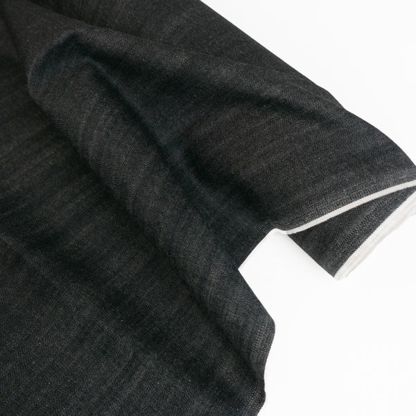 Kurabo #609 - Japanese Stretch Denim | Washed Black