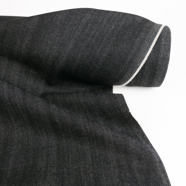Kurabo #609 - Japanese Stretch Denim | Washed Black
