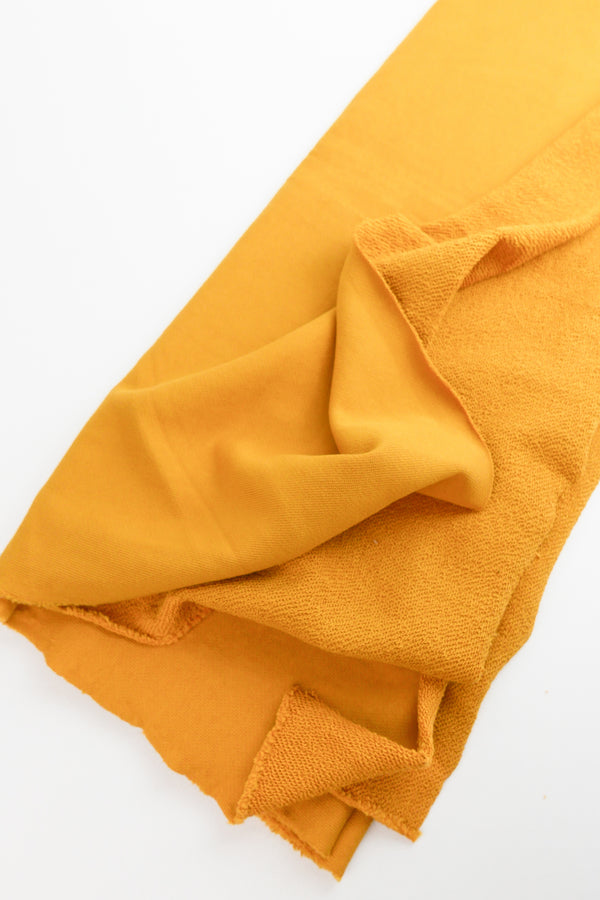 French Terry Sweatshirting | Ochre #8