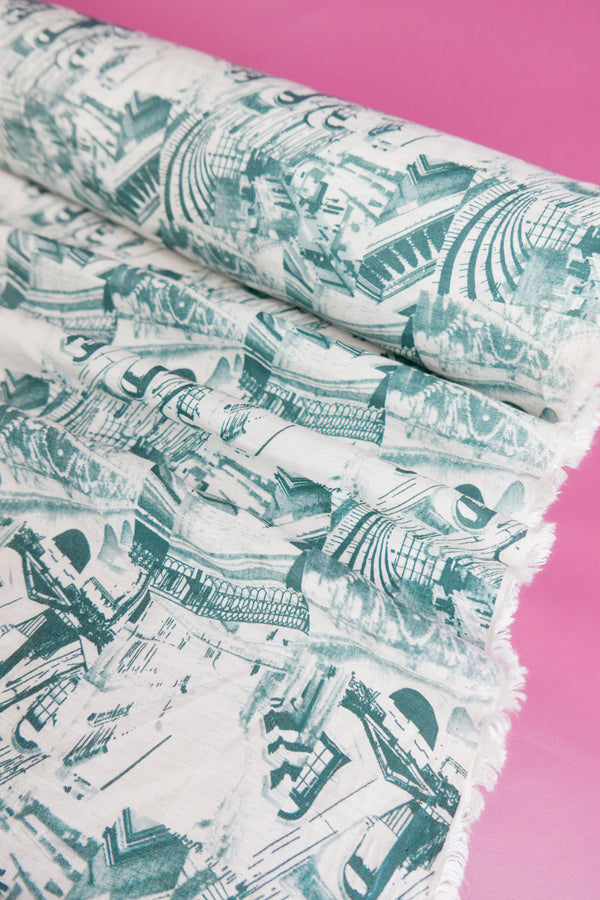 Amsterdam - Printed Viscose | Jade