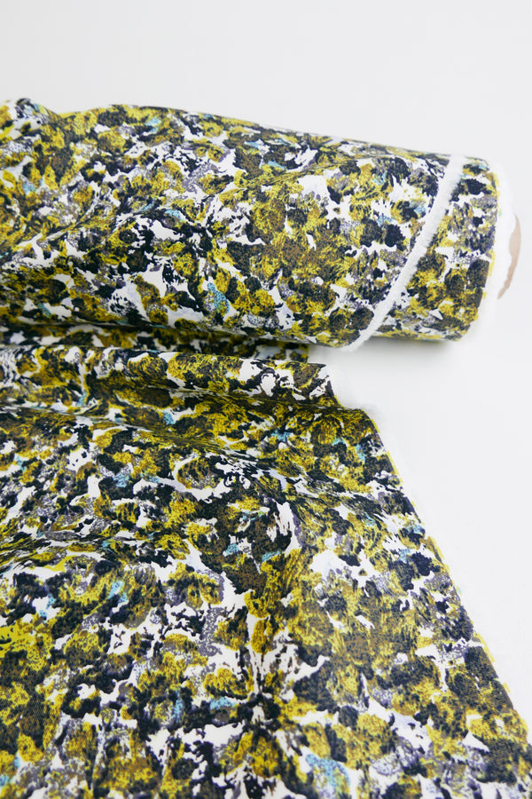 Erica - Mercerised Cotton Print | Citrine