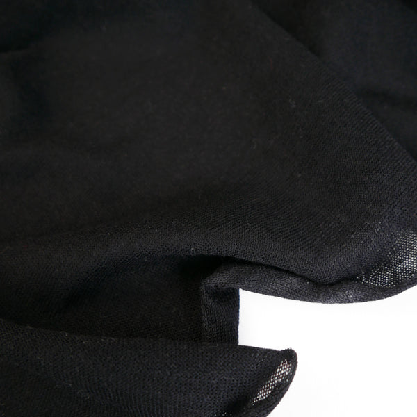 Francesca - Japanese Merino Knit | Black