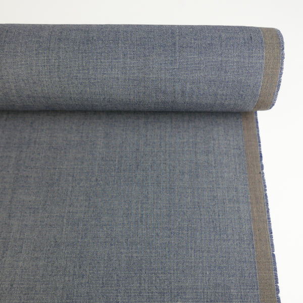 Alma - Virgin Wool Suiting | Navy Puppytooth
