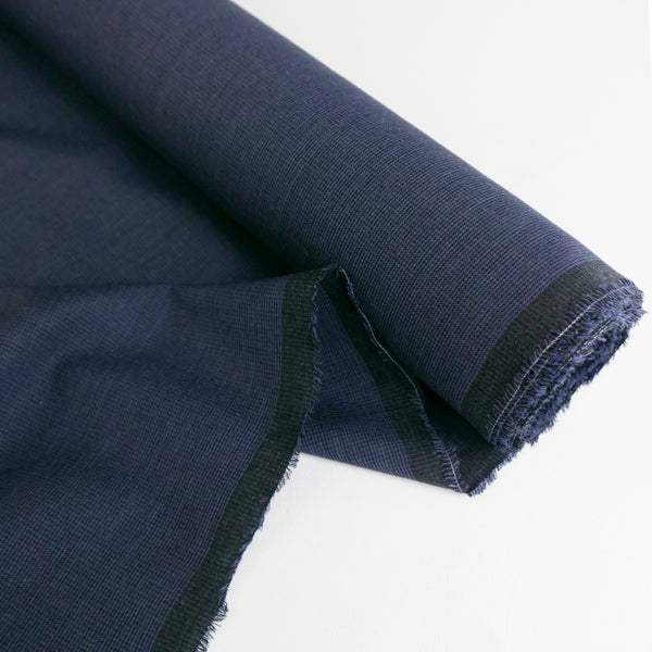 Rekha - Virgin Wool Suiting | Navy (LAST CUT - 1.7M)