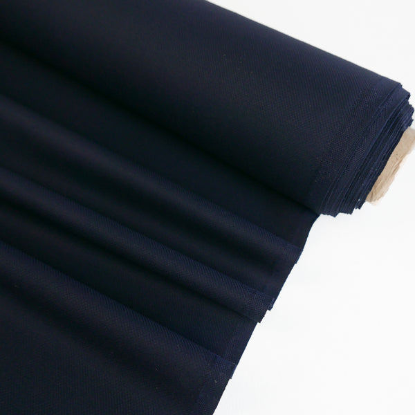 Oxford Suiting - Japanese Wool Suiting | Midnight Blue