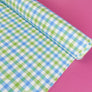 Maggie - Japanese Cotton | Lime Check