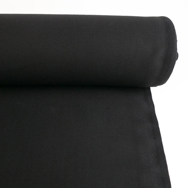 Zana - Italian Wool Crepe | Black (LAST CUT - 1M)