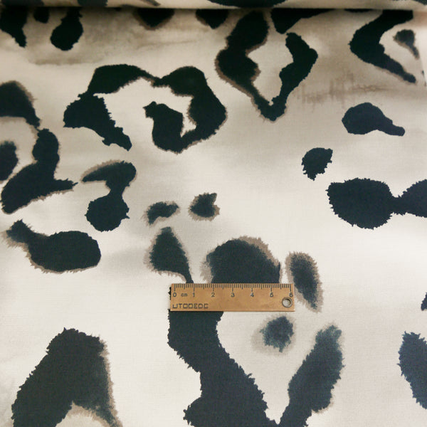 Silk Cotton Sateen | Leopard