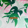 Monstera - Printed Silk Satin | Lime