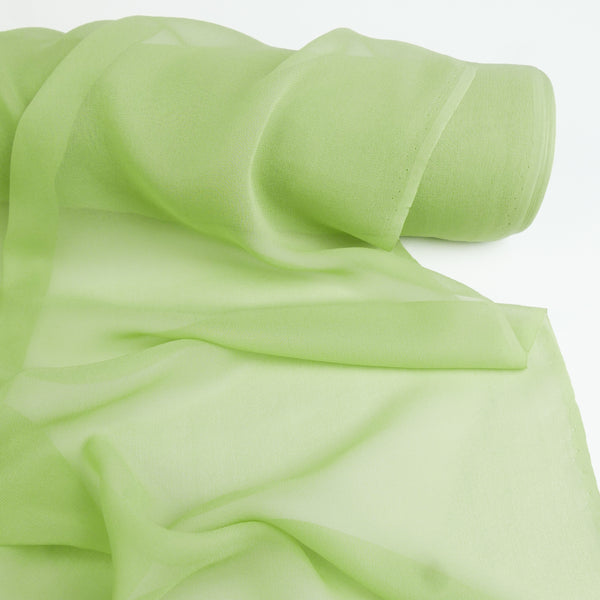 Silk Georgette | Snow Pea