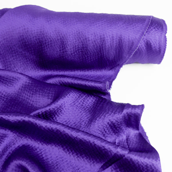 Hammered Silk Satin | Amethyst