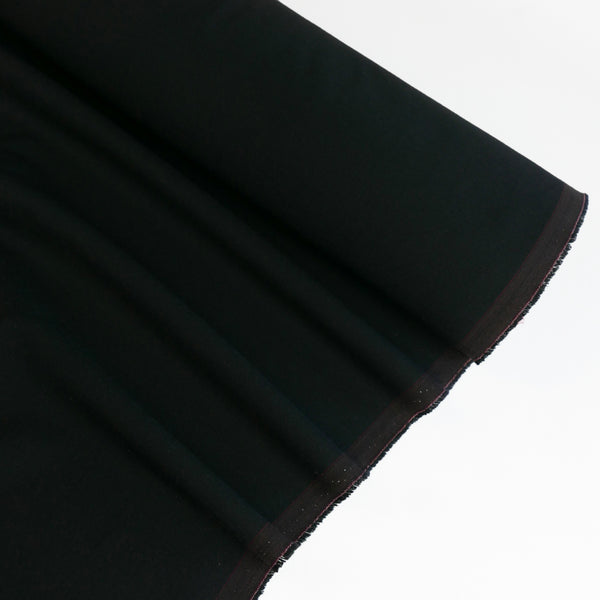 Madrid - Two-Way Stretch Merino Suiting | Raven