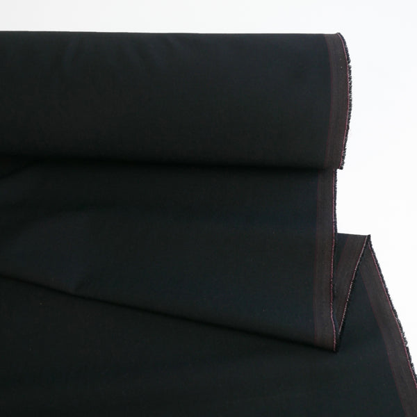 Madrid - Two-Way Stretch Merino Suiting | Raven