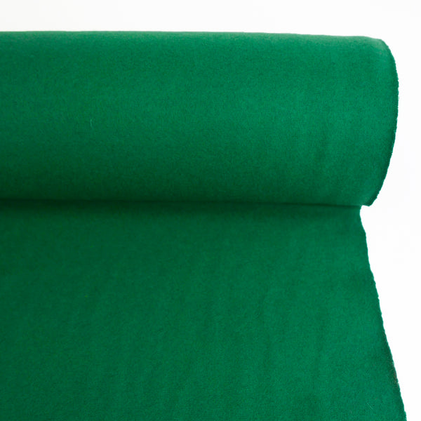 Bethany - Boiled Wool | Grass Green #6