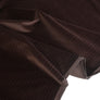 Korean Pinstripe Velvet | Chocolate