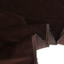 Korean Pinstripe Velvet | Chocolate