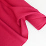 Jill - Italian Crosshatch Linen | Raspberry