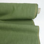 Jill - Italian Crosshatch Linen | Leaf Green