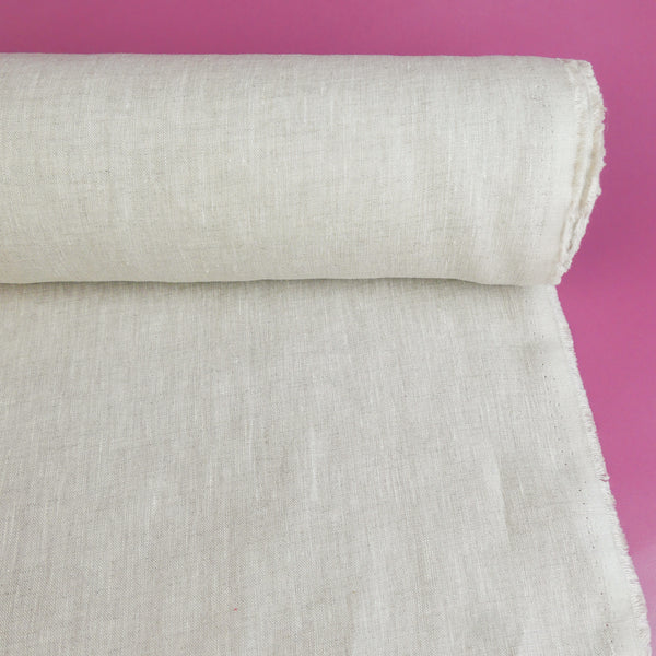 Korean Crosshatch Linen | Natural