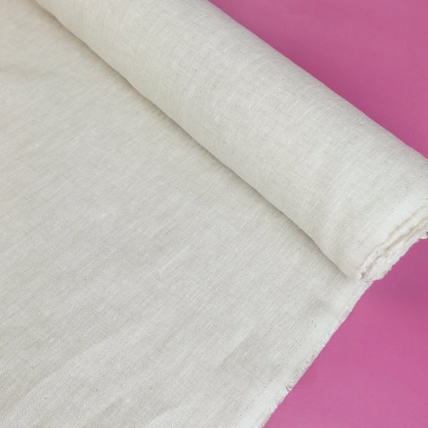 Korean Crosshatch Linen | Natural