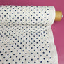 Paloma - Printed Seersucker Cotton | Navy Spot