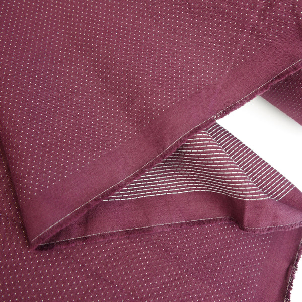 Taku - Sashiko Embroidery Cotton | Merlot