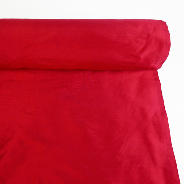 Indian Silk Dupion | Ruby (LAST CUT - 1.1M)