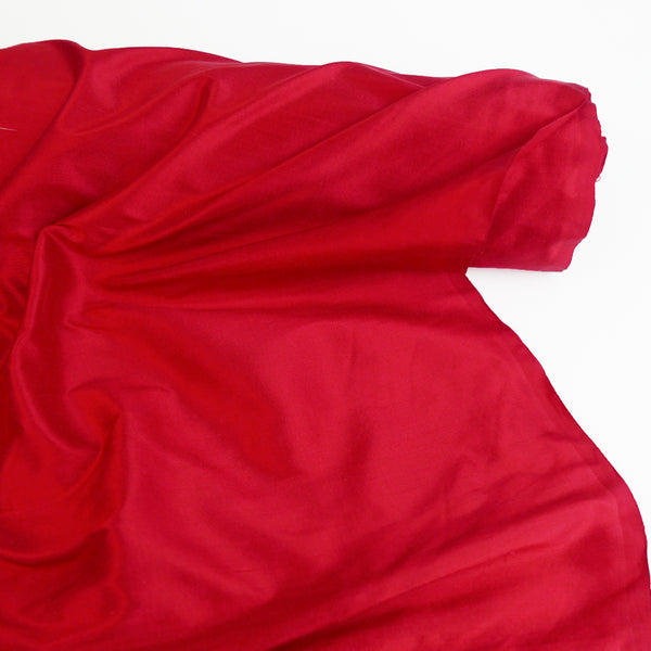 Indian Silk Dupion | Ruby (LAST CUT - 1.1M)