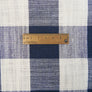Babette - Checked Linen | Navy