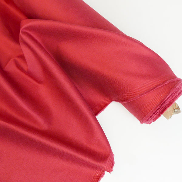 Nadia - Cotton Sateen | Raspberry