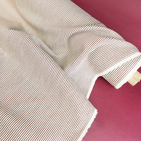 Juniper - Japanese Ticking Stripe | Espresso