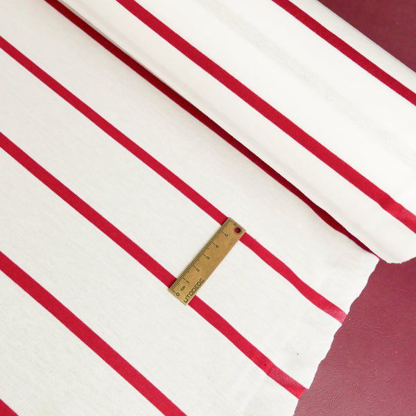 Soren - Japanese Supima Cotton Knit | Crimson