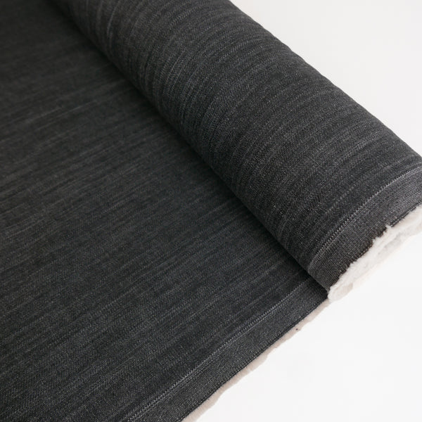 One-Off Korean Stretch Denim | Charcoal