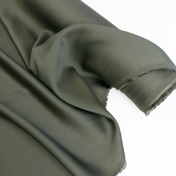 Serena - Japanese Sustainable Satin | Olive #4
