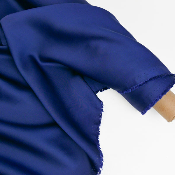 Serena - Japanese Sustainable Satin | Royal Navy #2