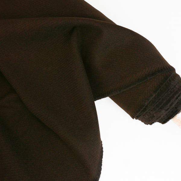Buffalo - Japanese Wool Coating | Chocolate