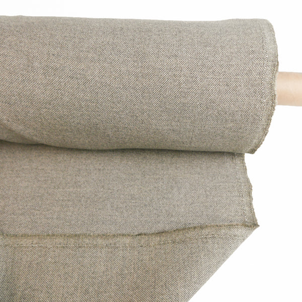Japanese Double-Woven Wool Coating | Hazelnut