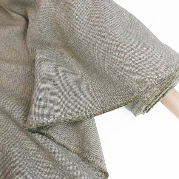 Japanese Double-Woven Wool Coating | Hazelnut
