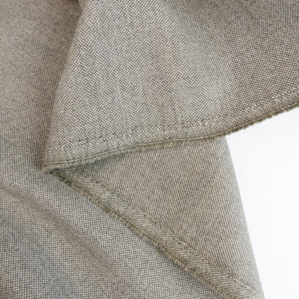 Japanese Double-Woven Wool Coating | Hazelnut