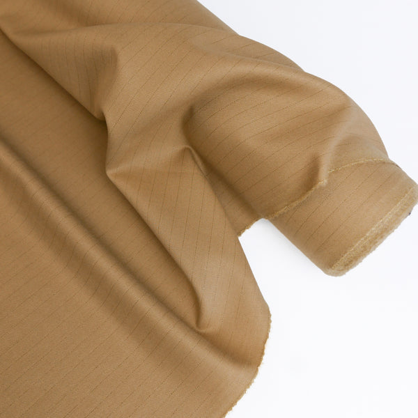 Clementine - Japanese Wool Lurex Suiting | Toffee