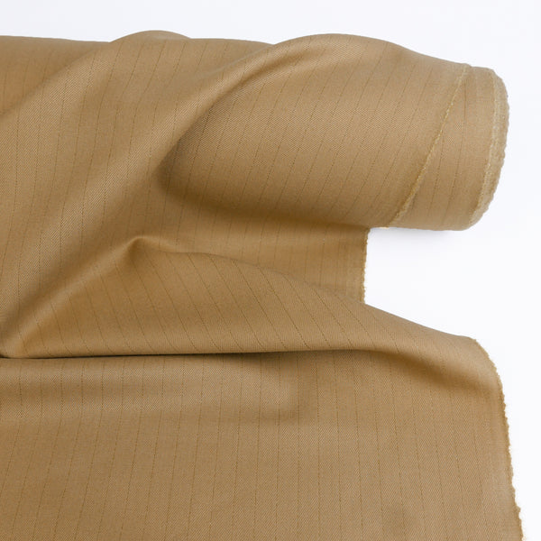 Clementine - Japanese Wool Lurex Suiting | Toffee