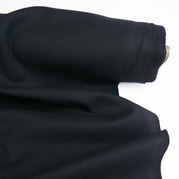 Sebastian - Japanese Wool Suiting | Midnight Pinstripe