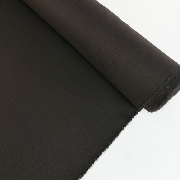 Clementine - Japanese Wool Lurex Suiting | Dark Chocolate