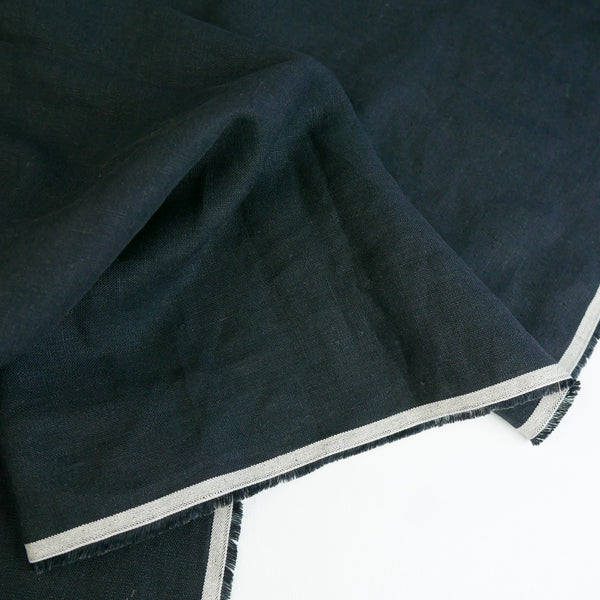 Jack - European Yarn Dyed Linen | Black